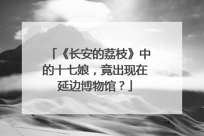 《长安的荔枝》中的十七娘，竟出现在延边博物馆？
