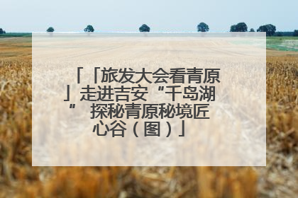 「旅发大会看青原」走进吉安“千岛湖” 探秘青原秘境匠心谷（图）