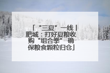 “三夏”一线丨肥城：打好夏粮收购“组合拳” 确保粮食颗粒归仓
