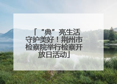“典”亮生活 守护美好！荆州市检察院举行检察开放日活动