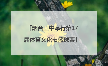 烟台三中举行第17届体育文化节篮球赛