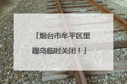 烟台市牟平区里蹦岛临时关闭！