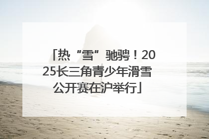 热“雪”驰骋！2025长三角青少年滑雪公开赛在沪举行