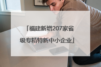 福建新增207家省级专精特新中小企业