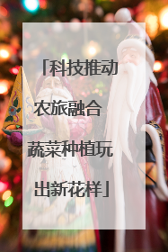 科技推动农旅融合 蔬菜种植玩出新花样