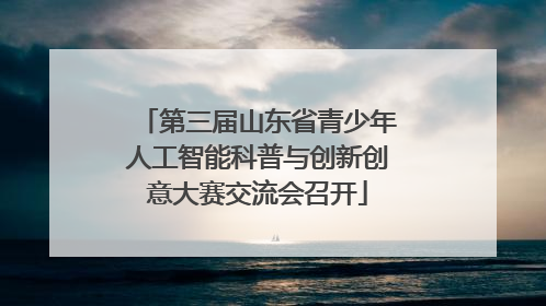 第三届山东省青少年人工智能科普与创新创意大赛交流会召开