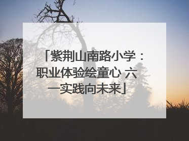 紫荆山南路小学：职业体验绘童心 六一实践向未来