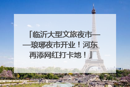 临沂大型文旅夜市——琅琊夜市开业！河东再添网红打卡地！
