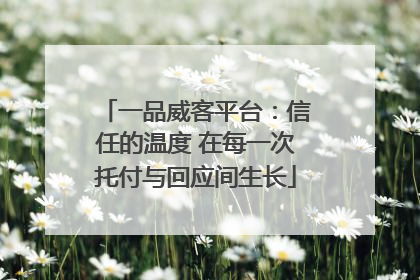一品威客平台：信任的温度 在每一次托付与回应间生长