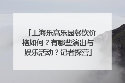上海乐高乐园餐饮价格如何？有哪些演出与娱乐活动？记者探营