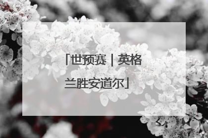 世预赛｜英格兰胜安道尔