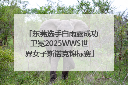 东莞选手白雨露成功卫冕2025WWS世界女子斯诺克锦标赛