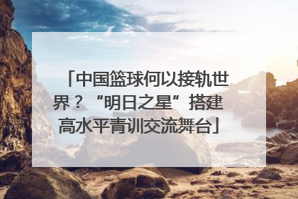 中国篮球何以接轨世界？“明日之星”搭建高水平青训交流舞台