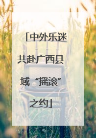 中外乐迷共赴广西县域“摇滚”之约