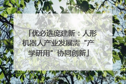 优必选庞建新：人形机器人产业发展需“产学研用”协同创新