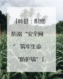 叶县：织密防溺“安全网” 筑牢生命“防护墙”