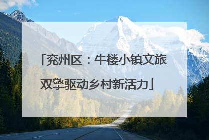 兖州区：牛楼小镇文旅双擎驱动乡村新活力