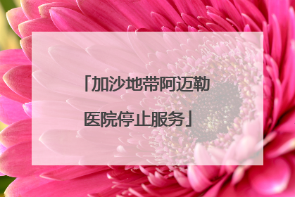 加沙地带阿迈勒医院停止服务