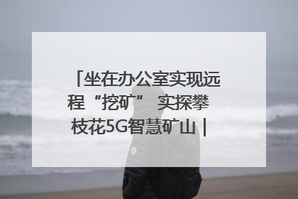 坐在办公室实现远程“挖矿” 实探攀枝花5G智慧矿山｜网络名人四川行