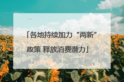 各地持续加力“两新”政策 释放消费潜力