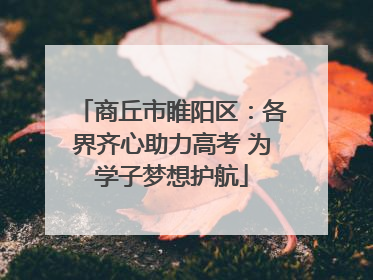 商丘市睢阳区：各界齐心助力高考 为学子梦想护航