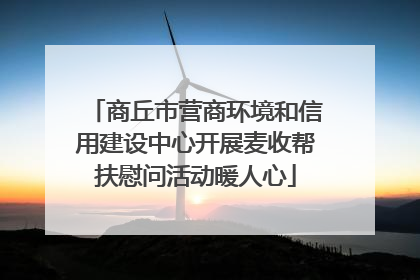 商丘市营商环境和信用建设中心开展麦收帮扶慰问活动暖人心