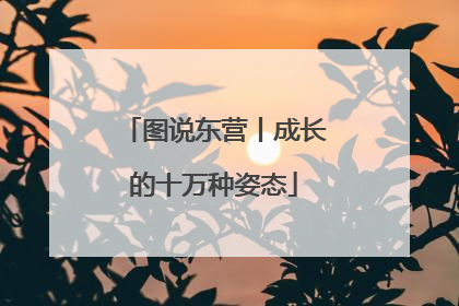 图说东营丨成长的十万种姿态