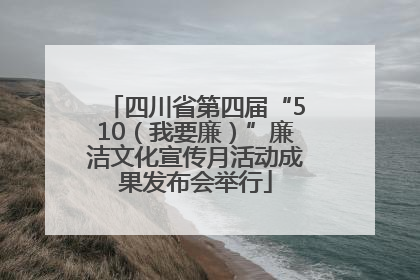 四川省第四届“510（我要廉）”廉洁文化宣传月活动成果发布会举行