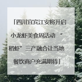 四川宜宾江安将开启小龙虾美食周活动 “稻虾”三产融合让当地餐饮商户充满期待