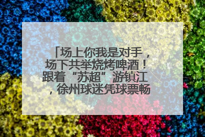 场上你我是对手，场下共举烧烤啤酒！跟着“苏超”游镇江，徐州球迷凭球票畅游名山胜景