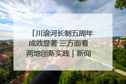 川渝河长制五周年成效显著 三方面看两地创新实践｜新闻发布最前线