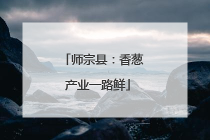 师宗县：香葱产业一路鲜