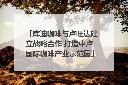 库迪咖啡与卢旺达建立战略合作 打造中卢国际咖啡产业示范园