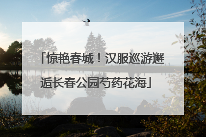 惊艳春城！汉服巡游邂逅长春公园芍药花海