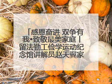 感恩奋进 双争有我•致敬最美家庭丨留法勤工俭学运动纪念馆讲解员赵天翼家庭：四代人一脉相承赤子心