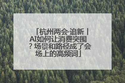 杭州两会·追新丨AI如何让消费突围？场景和路径成了会场上的高频词