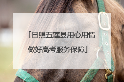 日照五莲县用心用情做好高考服务保障