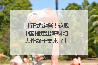 正式定档！这款中国指定出海科幻大作终于要来了