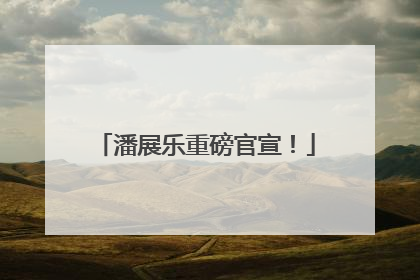 潘展乐重磅官宣！