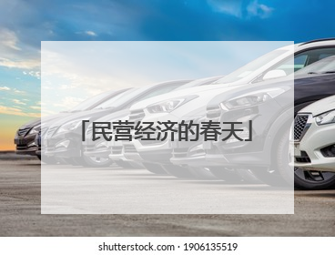 民营经济的春天