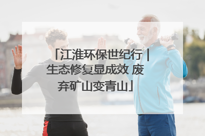 江淮环保世纪行｜生态修复显成效 废弃矿山变青山