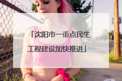 沈阳市一重点民生工程建设加快推进