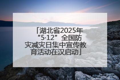湖北省2025年“5·12”全国防灾减灾日集中宣传教育活动在汉启动