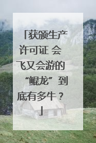 获颁生产许可证 会飞又会游的“鲲龙”到底有多牛？