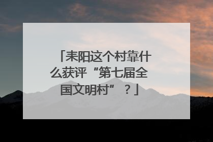 耒阳这个村靠什么获评“第七届全国文明村”？