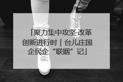 聚力集中攻坚·改革创新进行时｜台儿庄国企民企“联姻”记