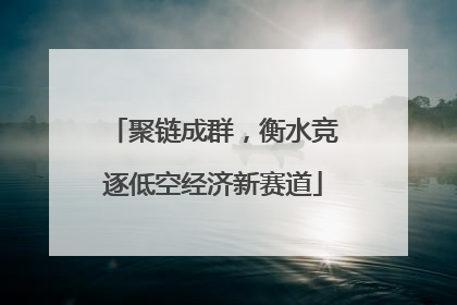 聚链成群，衡水竞逐低空经济新赛道