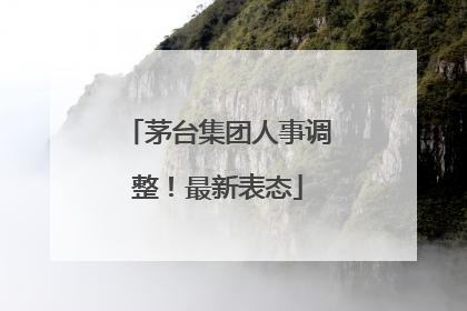 茅台集团人事调整！最新表态