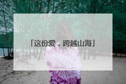这份爱，跨越山海