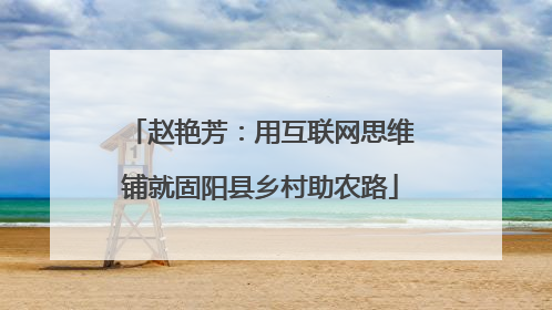 赵艳芳：用互联网思维铺就固阳县乡村助农路
